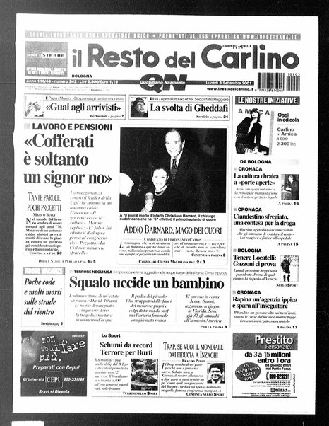 Il Resto del Carlino : giornale dell'Emilia